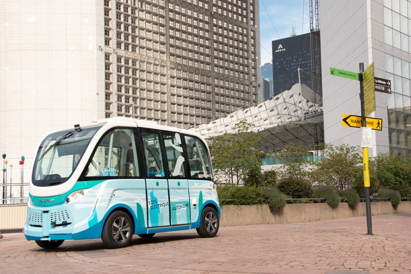 歐美亞皆可看到其身影的Navya無人巴士，即是遙距無人車的概念，可遠端監控及操作。